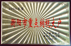 2009年度衡陽(yáng)市重點(diǎn)納稅大戶（2008年）.JPG