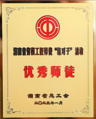 02 唐桂良、易健 湖南省勞模工匠師徒“結(jié)對(duì)子”活動(dòng)優(yōu)秀師徒稱號(hào)——獎(jiǎng)牌.JPG